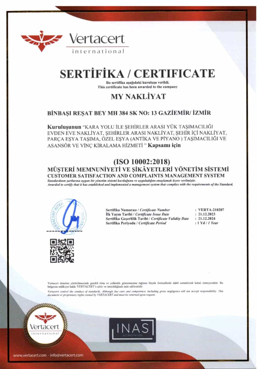 İzmir Nakliye Firması Seçerken Hangi Belgeler Önemli? Taşımacılık Belgeleri Rehberi