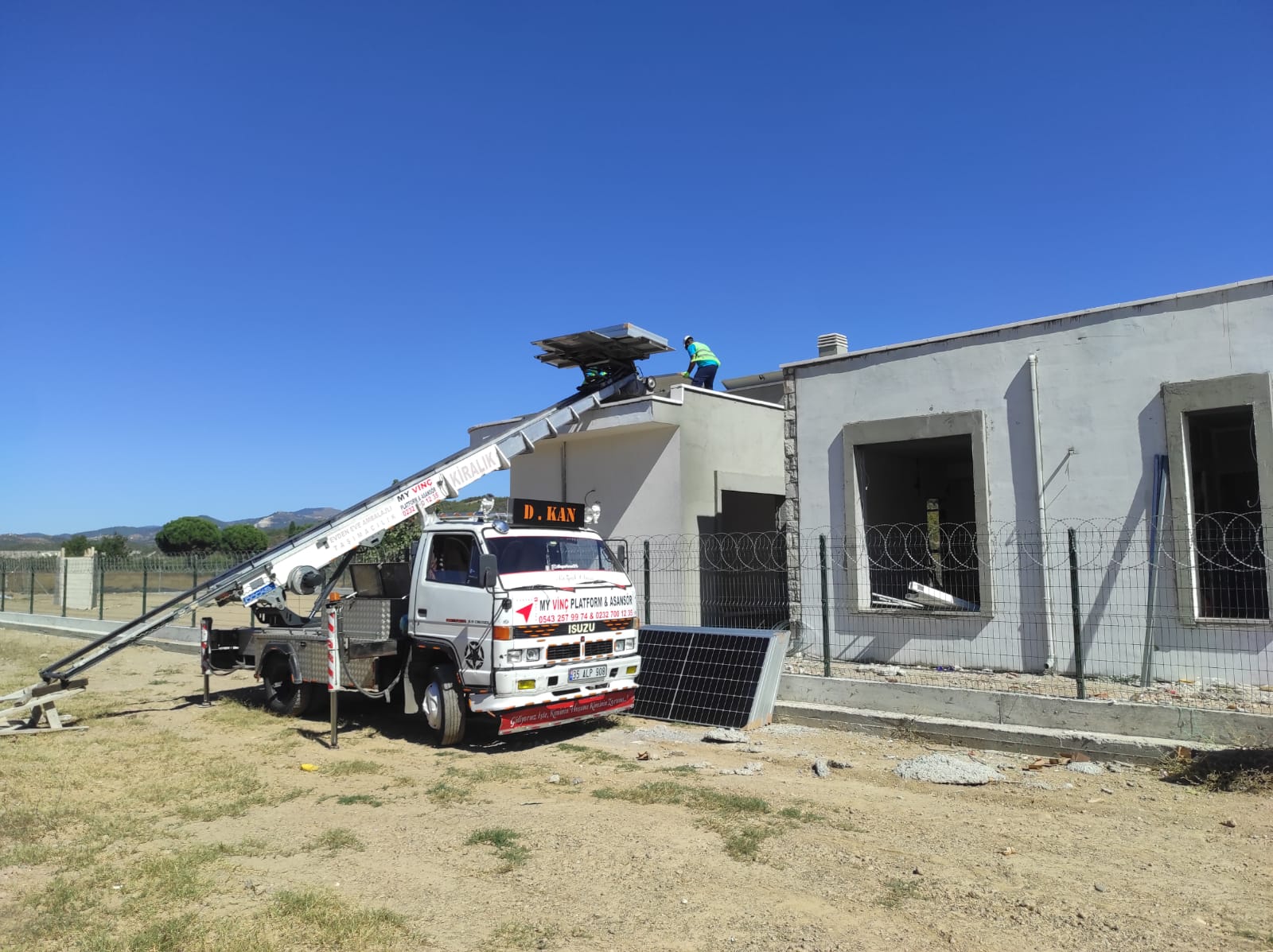 Karaburun Sepetli Vinç Kiralama