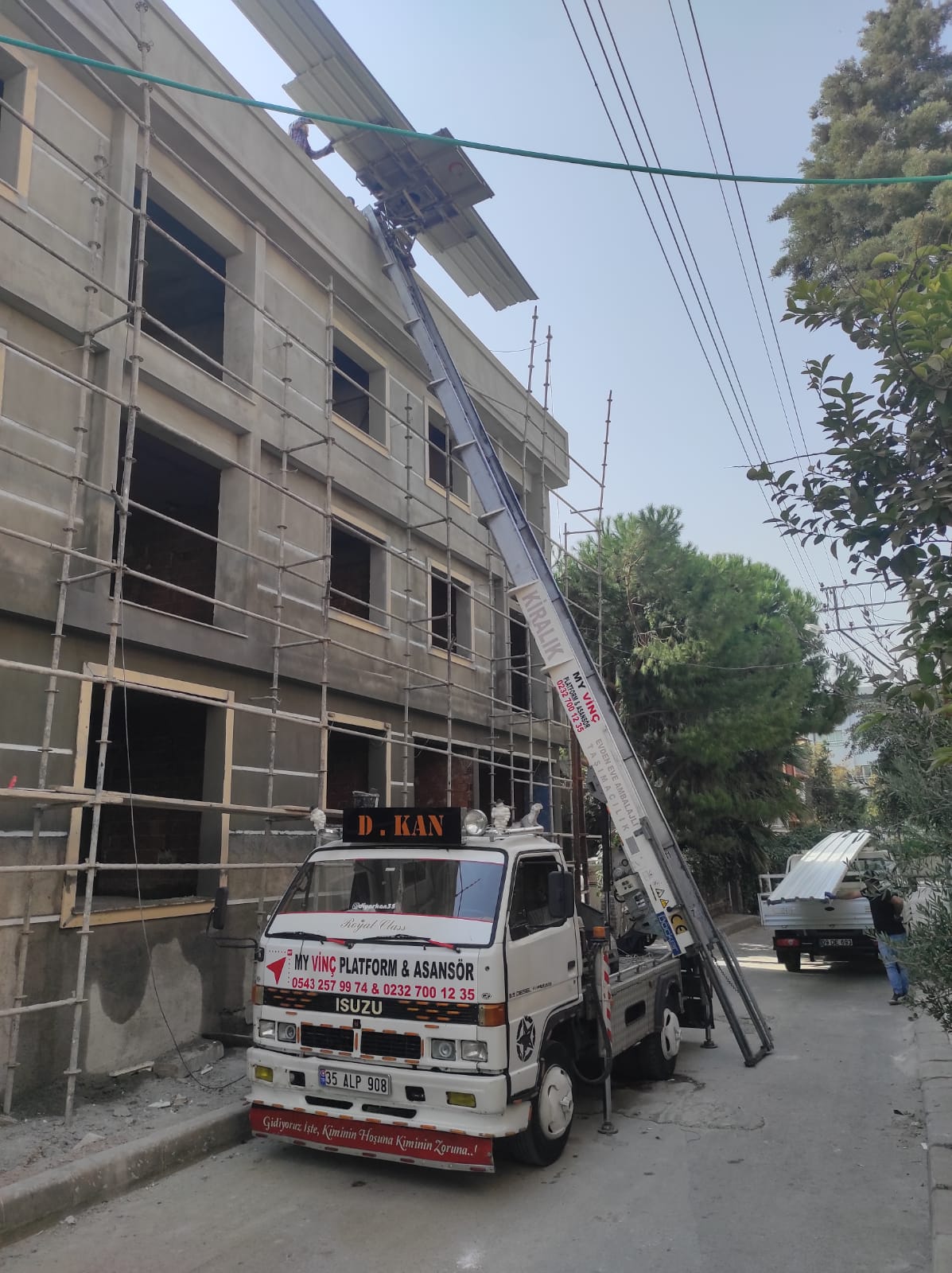 Karaburun Asansör Kiralama | Vinç & Mobil Asansör Hizmetleri | MY Nakliyat