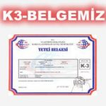 My Nakliyat Izmir Evden eve Ofis Tasimacilik Belgesi